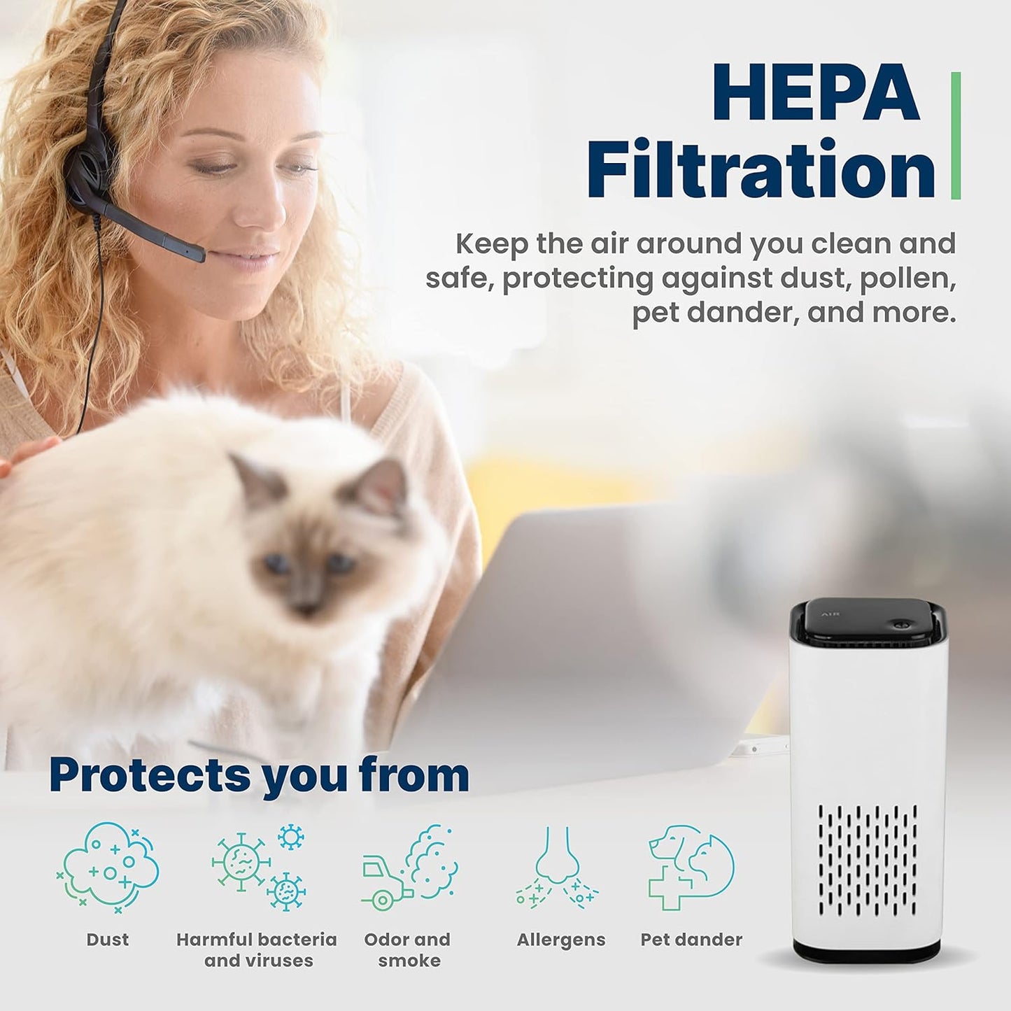 CarPet Mini™ - Portable Air Purifier