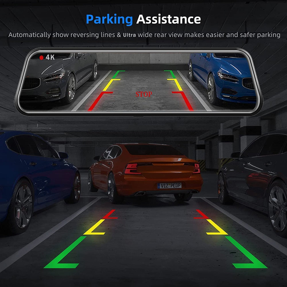 DashPlay™ - 4K CarPlay Dashcam Mirror